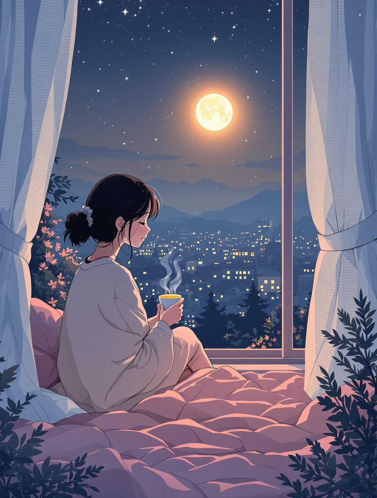 韩国短剧 - 深夜摇篮曲 - 深夜疗愈治愈动漫短剧
